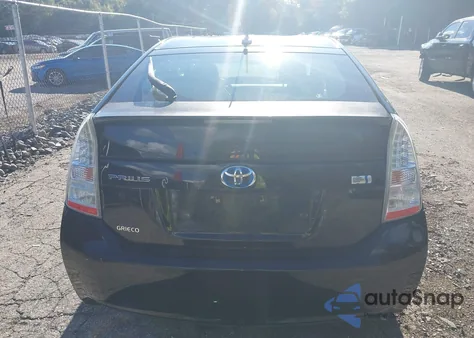 2011 Toyota Prius Four from USA, damaged, VIN JTDKN3DU9B0324589